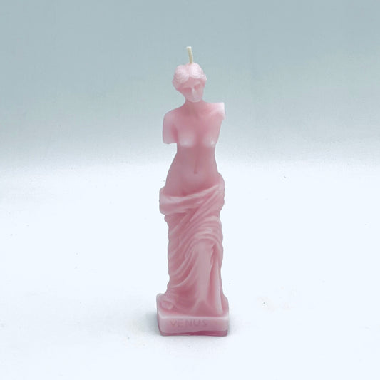 Дизайнерская свеча "Афродита" розовая.