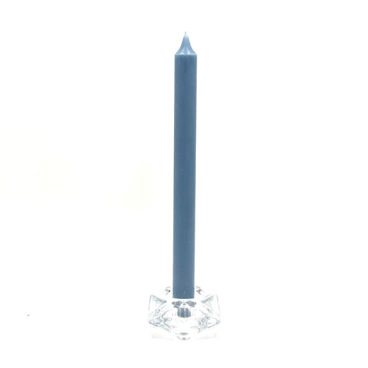 Настольная свеча ⌀ 2x28 см, тёмно-синяя