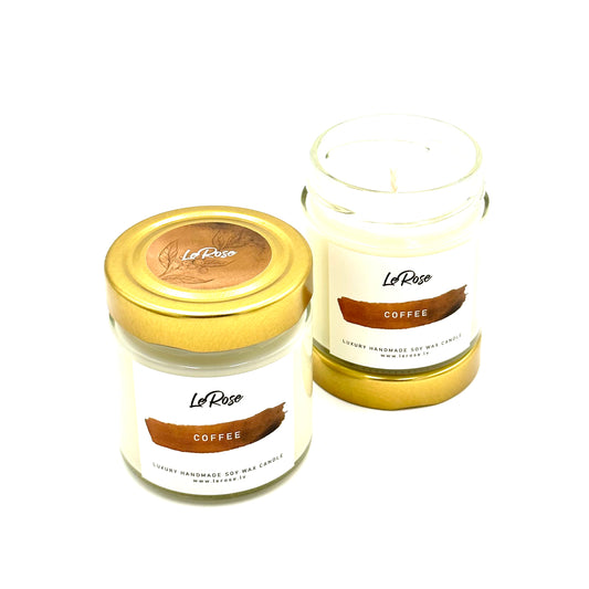 Soy wax candle "Le Rose" - "Coffee", 40h