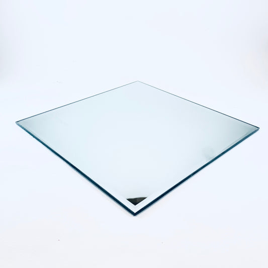 Glass candle pad, mirror surface, ⌀ 25 x 0,3 cm