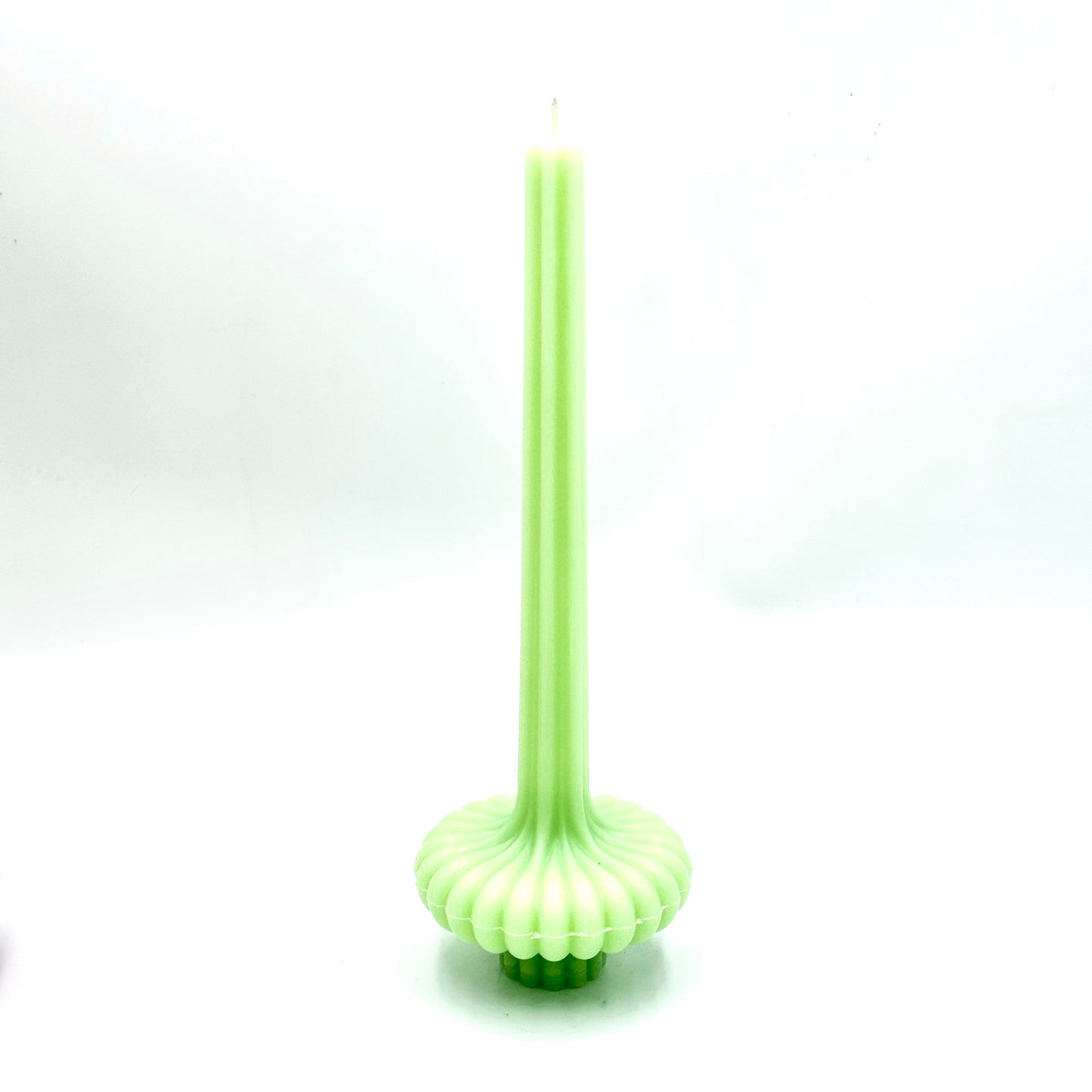 Dizaina svece “Flamingo”, gaiši zaļa