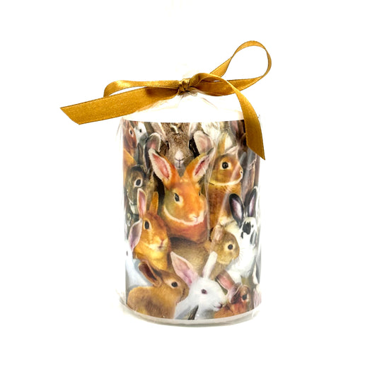 Design candle "Easter bunnies"