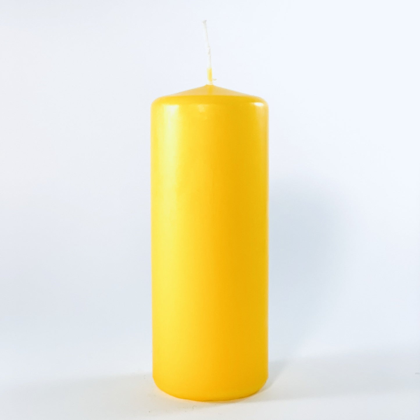 Свеча прессованная порошковая ⌀ 6х15 см, желтая