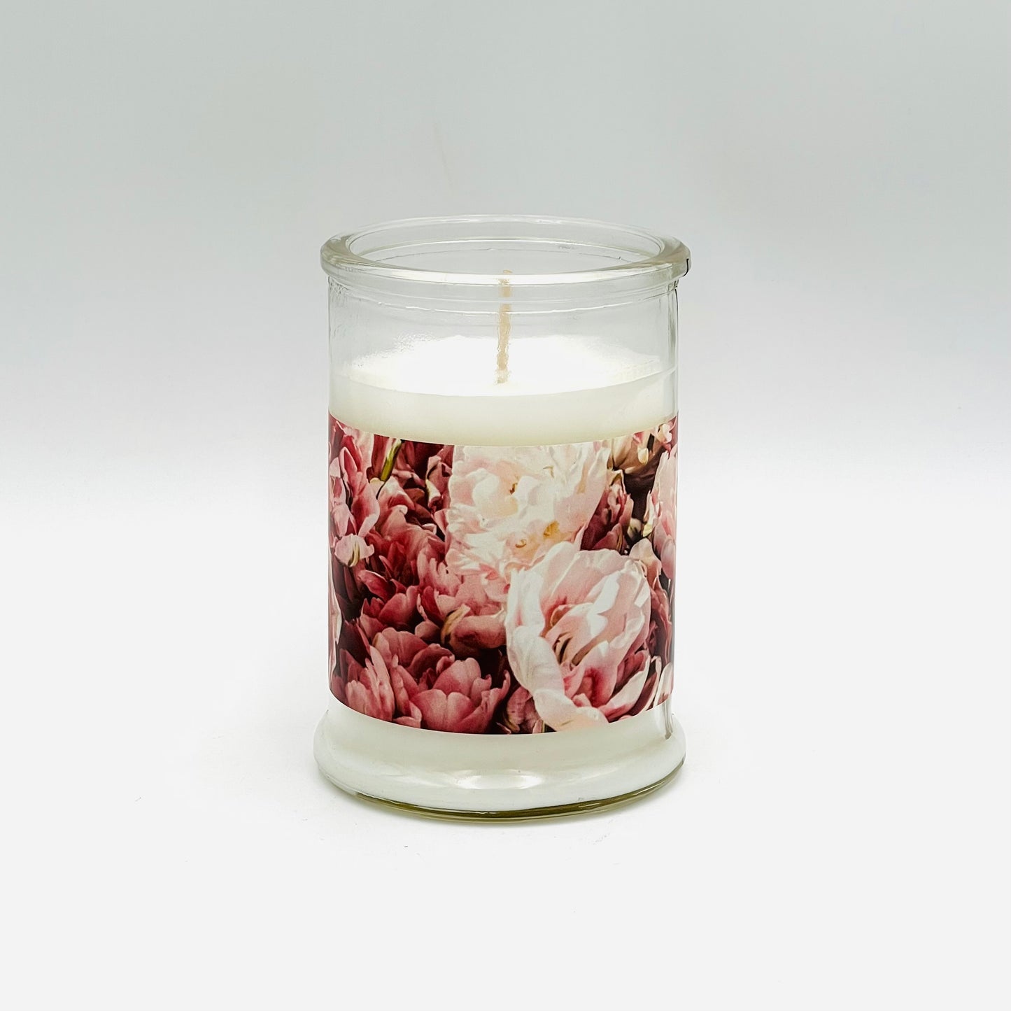 Scented candle "Peonies" with a light peony aroma