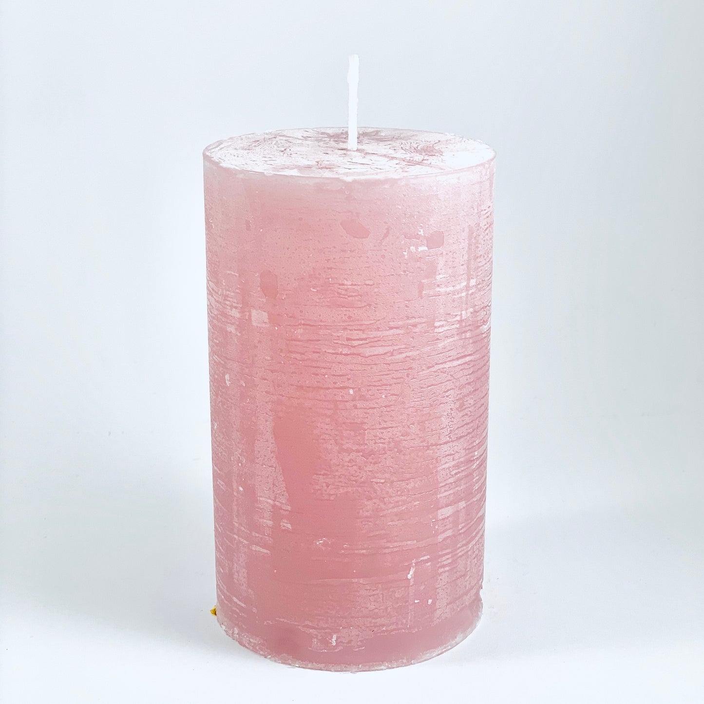 Candle cylinder ⌀ 7x12 cm, vintage pink (pastel tone)