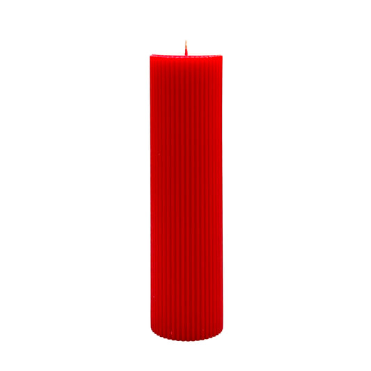 Дизайнерская свеча "Королевская", красная