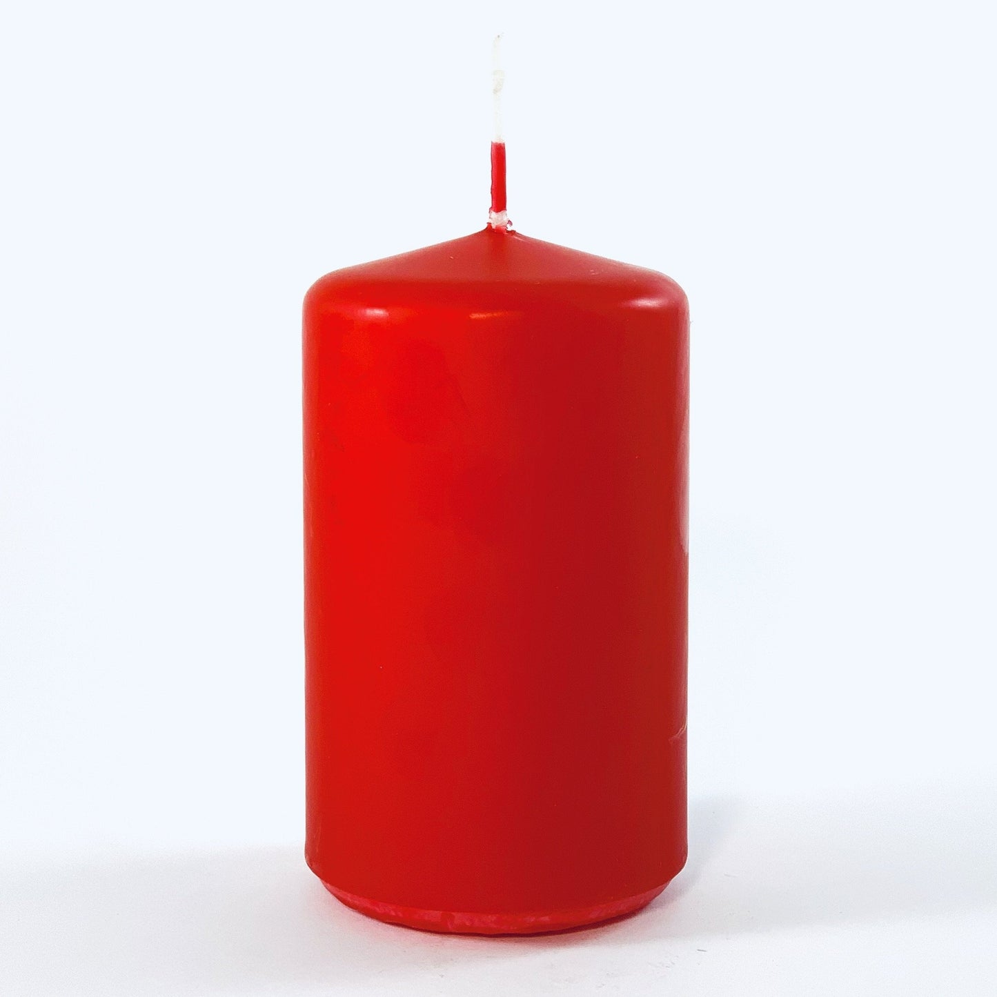 Свеча прессованная порошковая ⌀ 6х10 см, красная