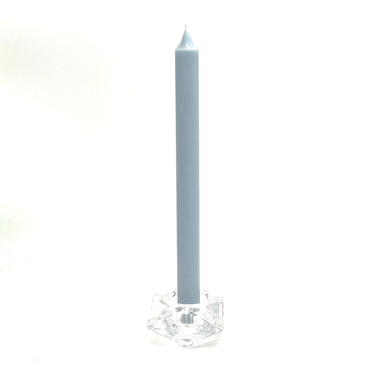 Galda svece ⌀ 2x28 cm, gaiši zila