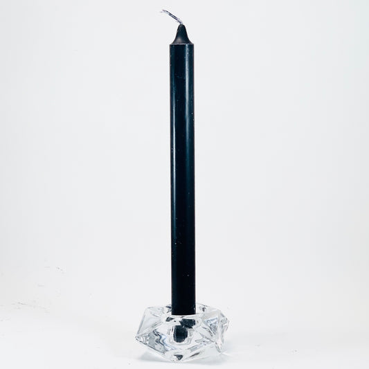 Galda svece ⌀ 2x28cm, melna