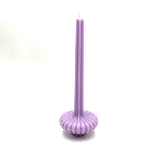 Dizaina svece “Flamingo”, gaiši violeta