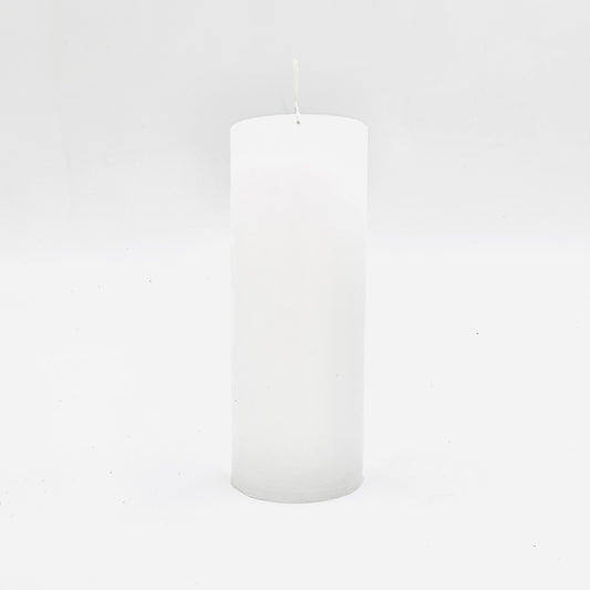 Candle cylinder ⌀ 6x15.5 cm, white