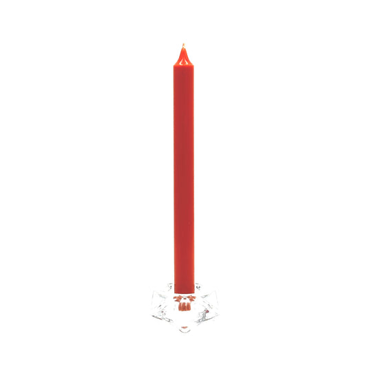 Galda svece ⌀ 2x28 cm, tumši oranža (terracotta)