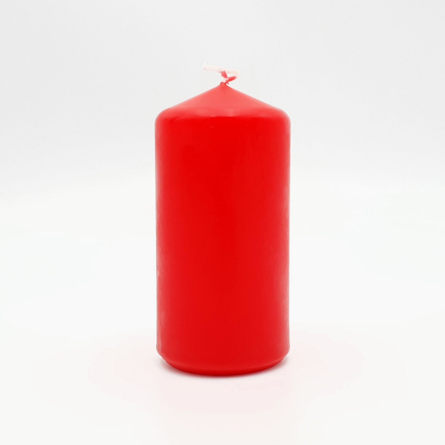 Свеча прессованная порошковая ⌀ 6х12 см, красная