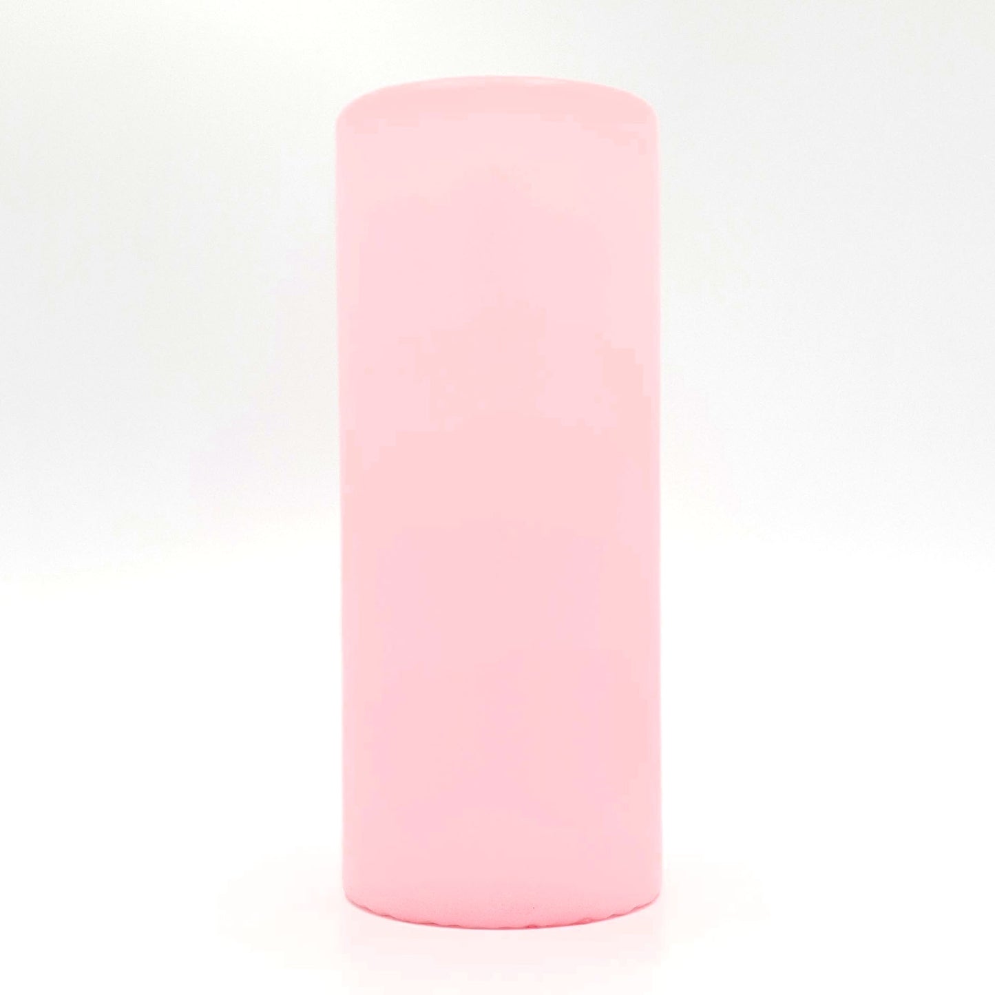 Powderpressed candle ⌀ 7x17 cm, light pink