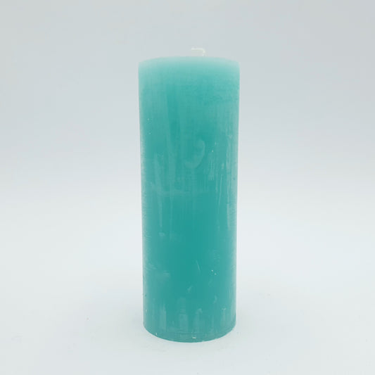 Svece cilindrs ⌀ 6x15,5 cm, zaļa (mint)