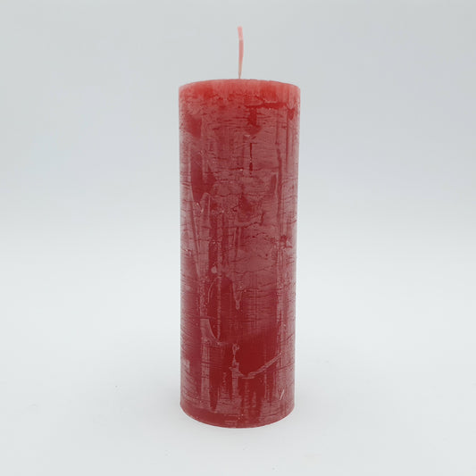 Свеча-цилиндр ⌀ 6х15,5 см, красная