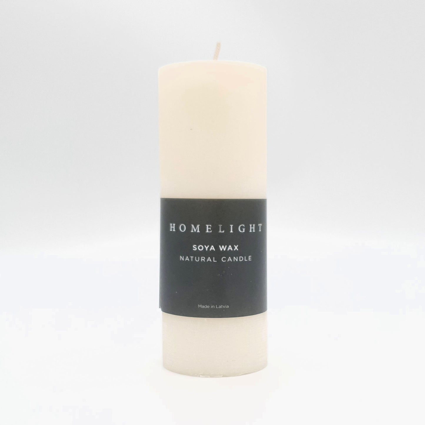 Soy wax candle ⌀ 6x16 cm, beige