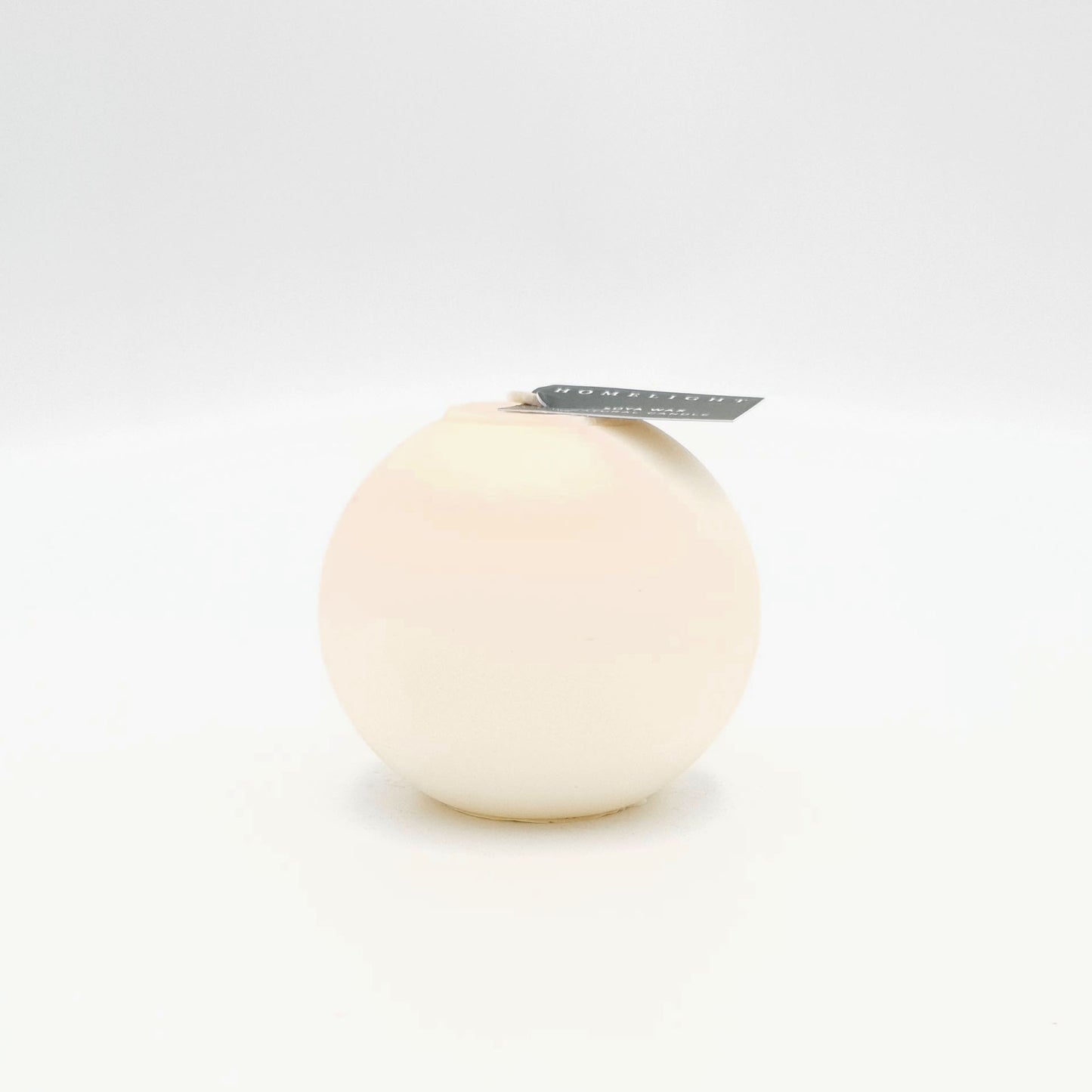 Soy wax candle ball ⌀ 8 cm, beige