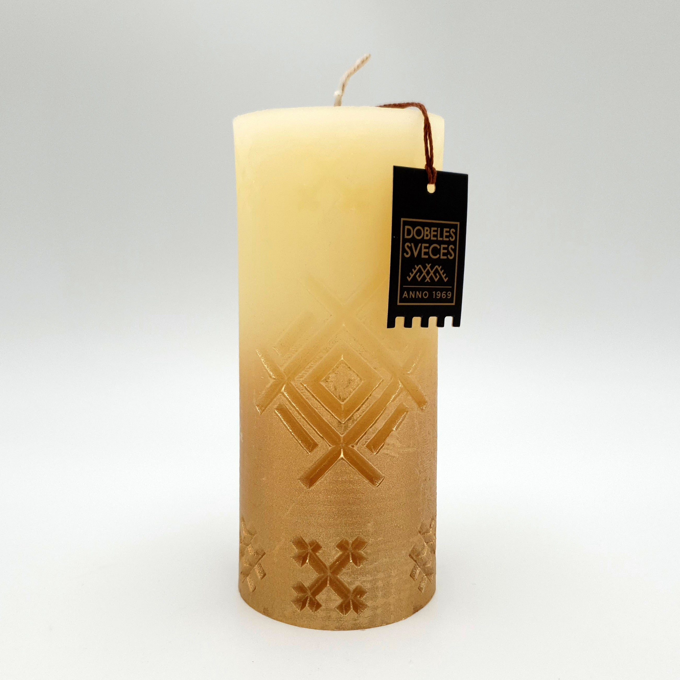 Candle with Latvian rune